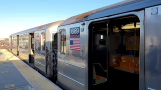 MTA New York City Subway: Manhattan-bound R62A 6 Train at the St. Lawrence Avenue Station.