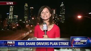 Ride share drivers plan strike
