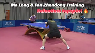 RELENTLESS! Ma Long & Fan Zhendong Training! | 2022 World Team Championships