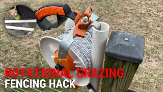 Farm Fencing Hack When Rotational Grazing