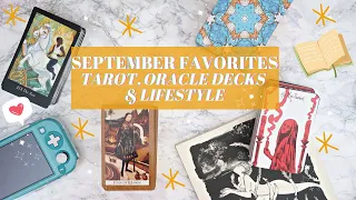 Favourite tarot decks & oracle decks in my collection + Lifestyle🌹(September 2021) 🍁