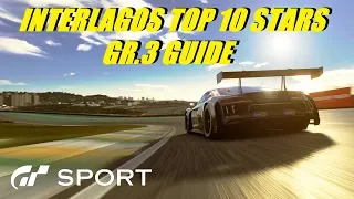 GT Sport Interlagos GR.3 Top 10 Stars Track Guide