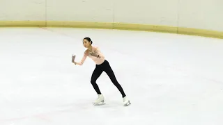 20200103 피겨종합선수권 Practice 여자싱글 시니어 위서영 SEOYEONG WI SP 28