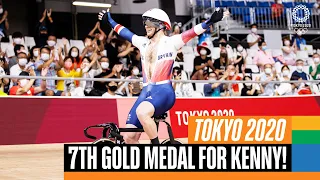 Jason Kenny's INSANE sprint to win Keirin gold 🚴‍♂️ 🥇 | Tokyo Replays