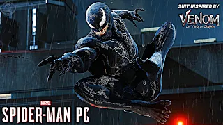 Marvel's Spider-Man PC - VENOM MOVIE SUIT FREE ROAM GAMEPLAY! [MOD]