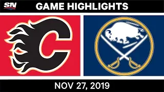 NHL Highlights | Flames vs. Sabres – Nov. 27, 2019