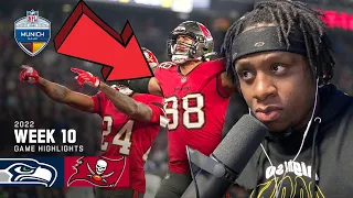 Seattle Seahawks vs. Tampa Bay Buccaneers | 2022 Week 10 Game Highlights {GabosReacts}