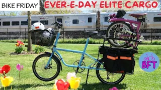 2024 Bike Friday Ever-E-Day Cargo Bicycle 9 Speed.  The Best Cargo Bike Available in 2024