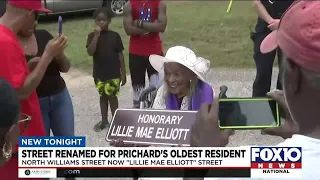 Street renamed for Prichard's oldest resident