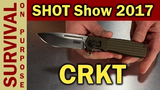 CRKT - 2 New Survival Knife Designs -SHOT Show 2017