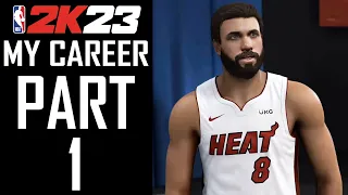 NBA 2K23 - My Career - Part 1 - "Player Creation, NBA Draft, New Rival Drama"