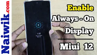 Enable Always-On Display in Redmi Note 10 Pro Max || MIUI 12