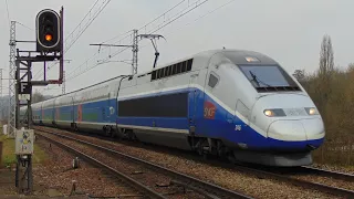 Mix of Trains around Paris