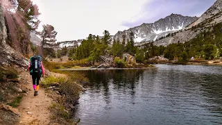 BACKPACKING The EASTERN  SIERRA in 4K June 2021 | Bishop Pass Trail | Sierra Nevada Mountains