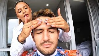 Medellin Colombian Lady Barber Came Over 🇨🇴