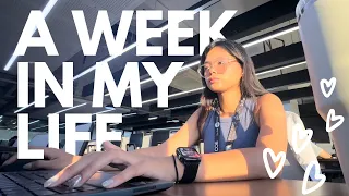 a week in my life (finals, anniversary, and work) – 📚 💍 💻