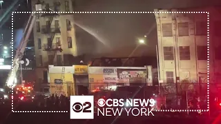 Auto shop goes up in flames in the Bronx