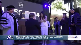 Graduations at UNR includes Marriage Proposal