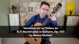 Variations on a Theme by Handel, Op. 107 by Mauro Giuliani
