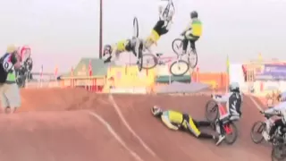 Mega Crash at UCI BMX Worlds 2010 Pietermaritzburg