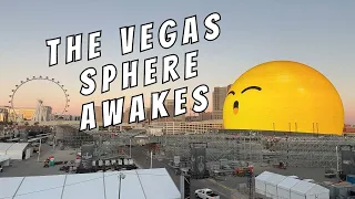 The Vegas Sphere Emoji Face Wakes Up With All of Vegas Locals Every Morning