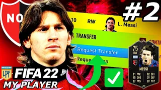 SUBMITTING OUR TRANSFER REQUEST?!😱 - FIFA 22 Messi Player Career Mode EP2