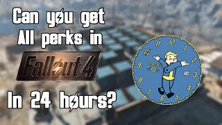 Can you get every perk in fallout 4 survival mode within 24 hours?