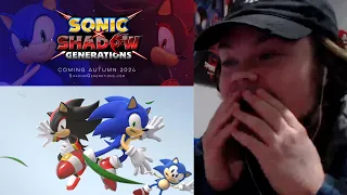 SONIC X SHADOW GENERATIONS Announcement Trailer Reaction