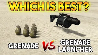 GTA 5 ONLINE : GREANDE VS GRENADE LAUNCHER (WHICH IS BEST?)