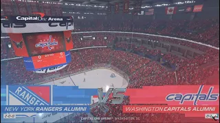 New York Rangers Alumni VS Washington Capitals Alumni - GAME 3 NHL23 Playoffs HD Game Replay