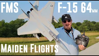 FMS - F-15 - 64mm EDF - Maiden Flights
