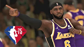 Lebron is Back! | NBA 2K22 Next Gen Gameplay | Lakers vs Boston Celtics | 2022 NBA Season