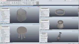 SOLIDWORKS 2019 - VALVE - PARTS & ASSEMBLY - COFFEE MACHINE