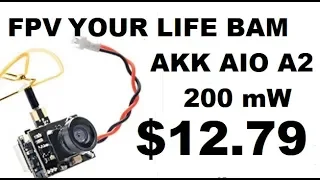 AIO AKK FPV 200 mW $12.79 Deal of the Day