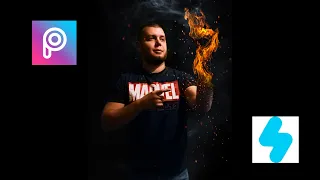 Picsart Editing - Fire hand Effect | PicsArt Editing Tutorial 2021 | Эффект огненной руки PicsArt