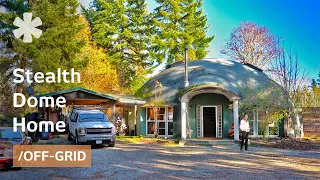 Builds Quonset bunkers for a living. Lives in Dome Home in the woods