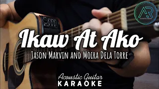 Ikaw At Ako by Jason Marvin & Moira Dela Torre | Acoustic Guitar Karaoke | Instrumental | No Vocals