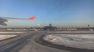 Aeroflot Airbus A330 takeoff from Moscow (Sheremetyevo, SVO)