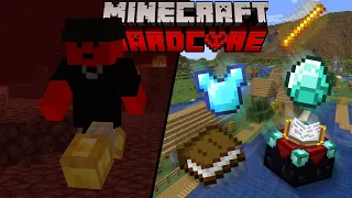 Minecraft Hardcore EP3 / FINDING DIAMONDS / Entering The Nether / Taking Villagers Back Home!!