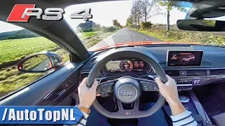 2019 Audi RS4 Avant 2.9 V6 BiTurbo POV Test Drive by AutoTopNL