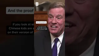 Sen. Mark Warner calls TikTok a “propaganda tool” for China  #shorts