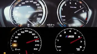 BMW 140I VS M2 COMPETITION ACCELERATION (ALL STOCK)