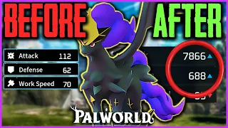 Palworld HIDDEN IV STATS GUIDE - BREEDING OP PALS with MAX BASE STATS - Ultimate Breeding Guide