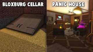 BUILDING A BLOXBURG PANIC CELLAR WITH NEW UPDATE ITEMS... and witch quest