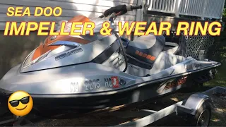 SEA DOO IMPELLER & WEAR RING INSTALL - Replacing The Impeller and Wear Ring on 2008 Sea Doo RXT 255