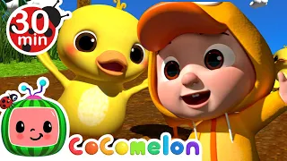 Ten Little Duckies and Other Nursery Rhymes | CoComelon Furry Friends | Animals for Kids