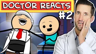 ER Doctor REACTS to Funniest Cyanide & Happiness Medical Scenes #2