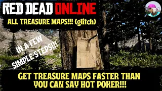 Red Dead Online: How To Spawn Treasure Maps In Just 5 Mins!! Infinite XP/Money Glitch!!! For PC