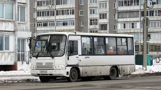 Череповец | Поездка на автобусе ПАЗ-320402-03 (Е855ХС_35) | Маршрут 4