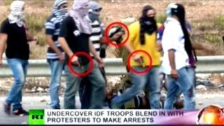 Video Shows Israeli Provocateurs Clearly Hiding Among Palestinian Protesters